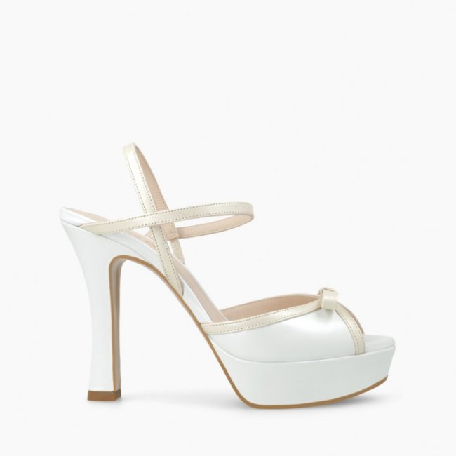 LODI MUJER SANDALIAS DE NOVIA BLANCAS TERREN