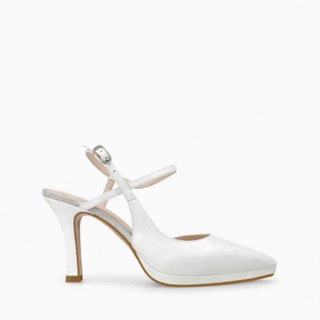 LODI MUJER ZAPATOS DE SALON DE NOVIA LIMENA BLANCOS