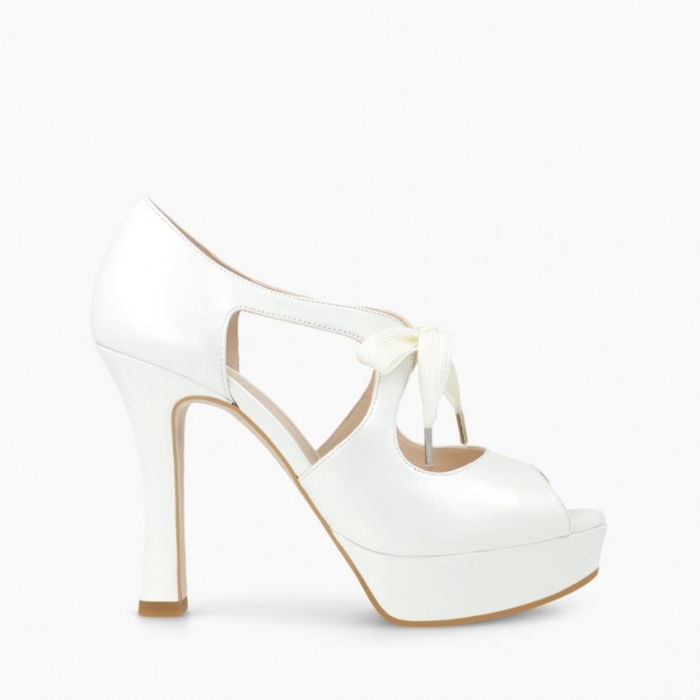 LODI MUJER SANDALIAS DE NOVIA BLANCAS TACHON