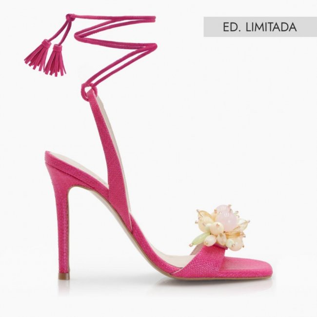 LODI MUJER SANDALIAS RAFIA ROSA WESORI LODI MUJER SANDALIAS RAFIA ROSA WESORI