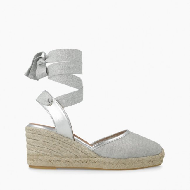 LODI MUJER ALPARGATAS PLATEADAS CORELI