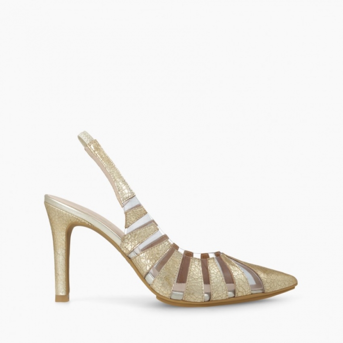 LODI MUJER ZAPATOS DE SALON DORADOS RUAR