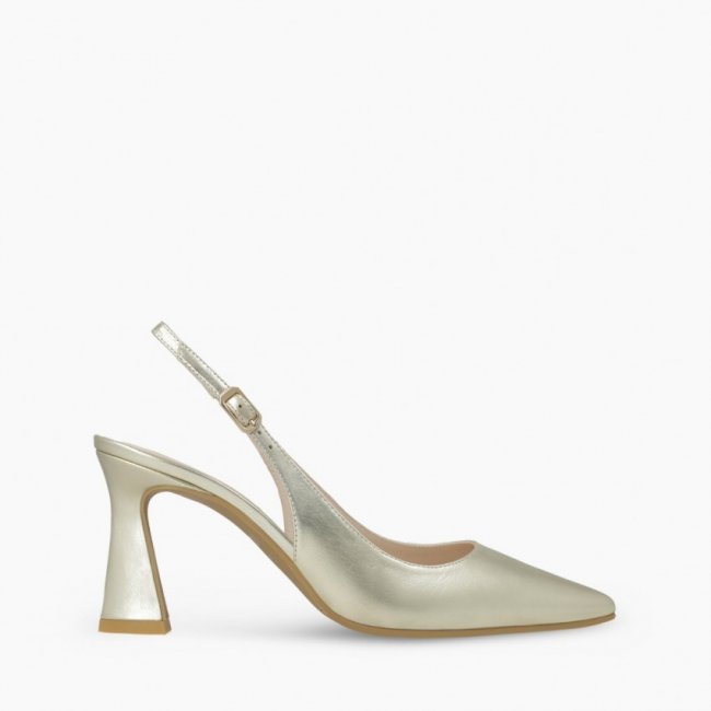 LODI MUJER ZAPATOS DE SALON DORADOS RISEDIS