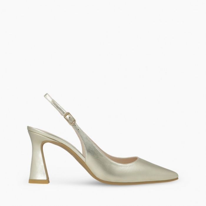 LODI MUJER ZAPATOS DE SALON DORADOS RISEDIS