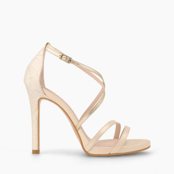 LODI MUJER SANDALIAS DE NOVIA DORADAS YURIKO-TEX