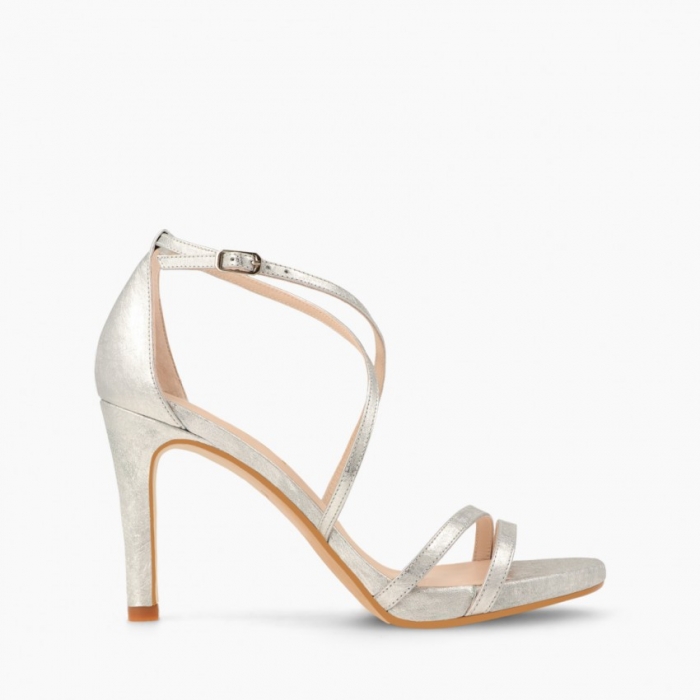 LODI MUJER SANDALIAS PLATEADAS INRIKO-X