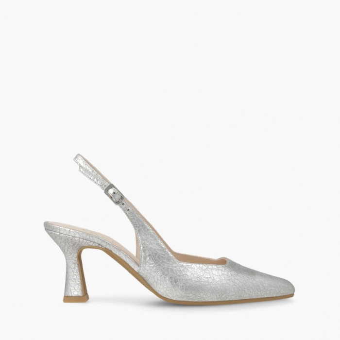 LODI MUJER ZAPATOS DE SALON PLATEADOS GELINES-X