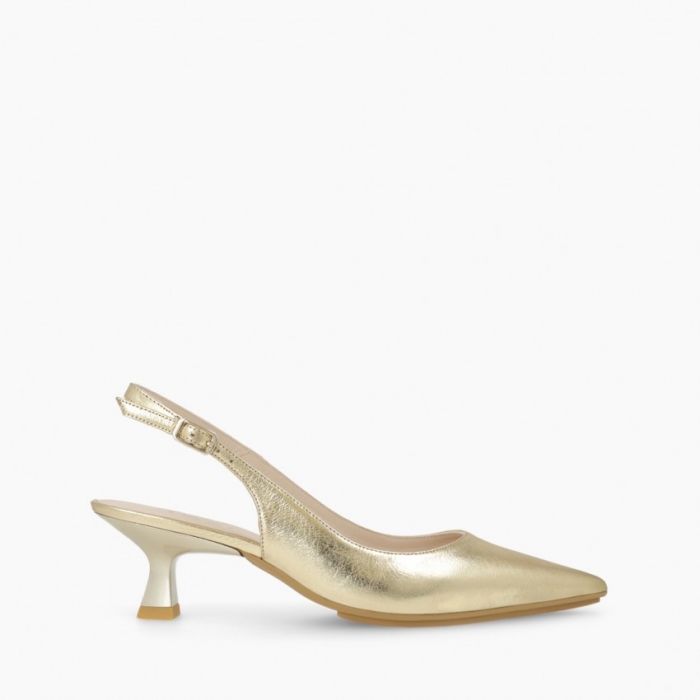 LODI MUJER ZAPATOS DE SALON DORADOS CHAKI