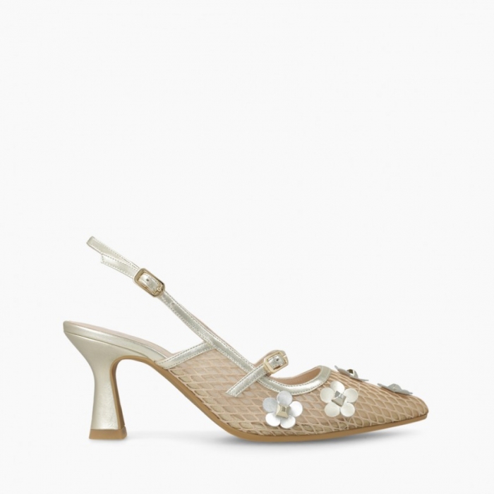 LODI MUJER ZAPATOS DE SALON DORADOS GENASTI