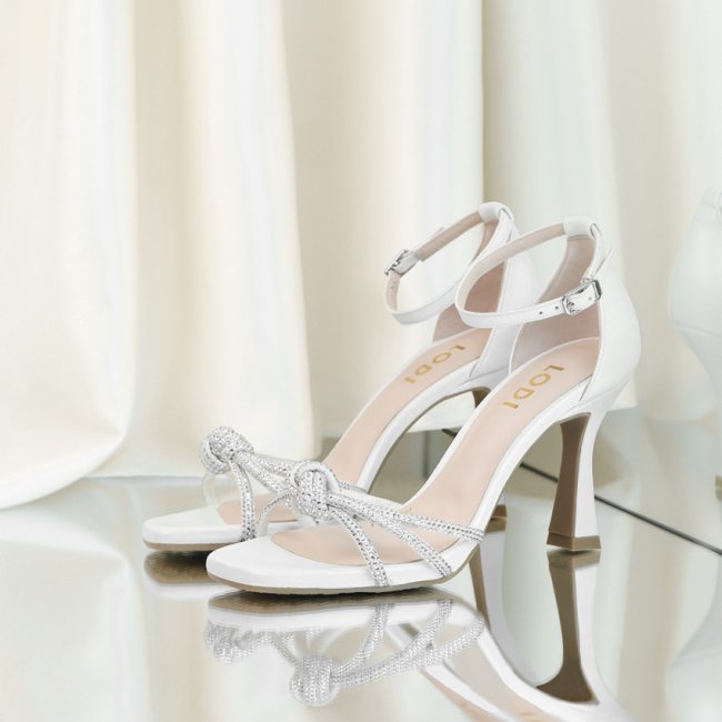 LODI MUJER SANDALIAS DE NOVIA BLANCAS HALUXUR