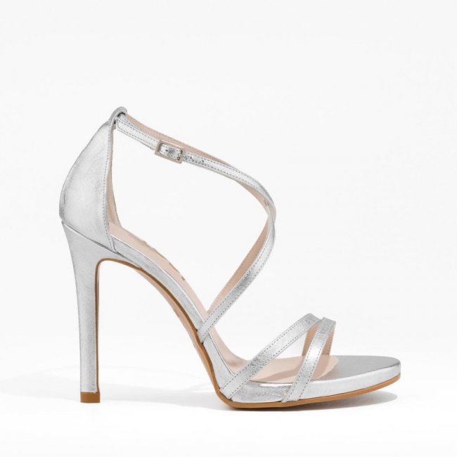 LODI MUJER SANDALIAS PLATEADAS YURIKO-X