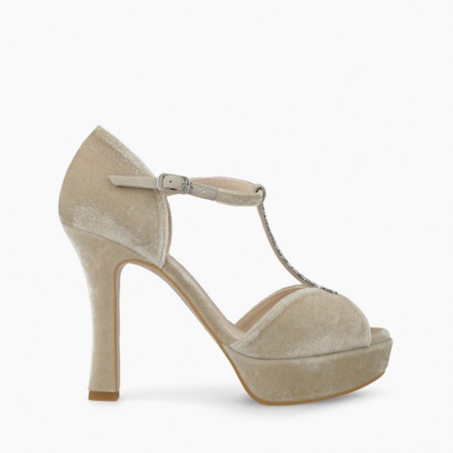 LODI MUJER SANDALIAS DE NOVIA BEIGE TIESTO-TE