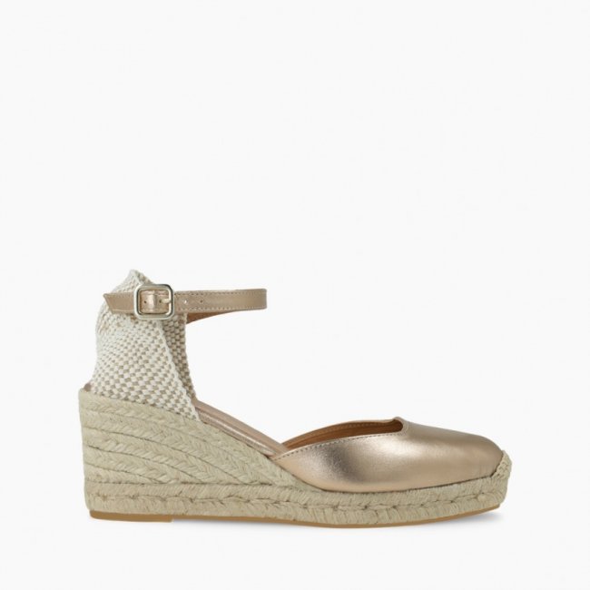 LODI MUJER ALPARGATAS DORADAS CONIA