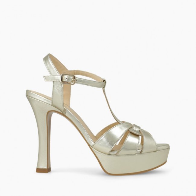 LODI MUJER SANDALIAS DORADAS TARAN