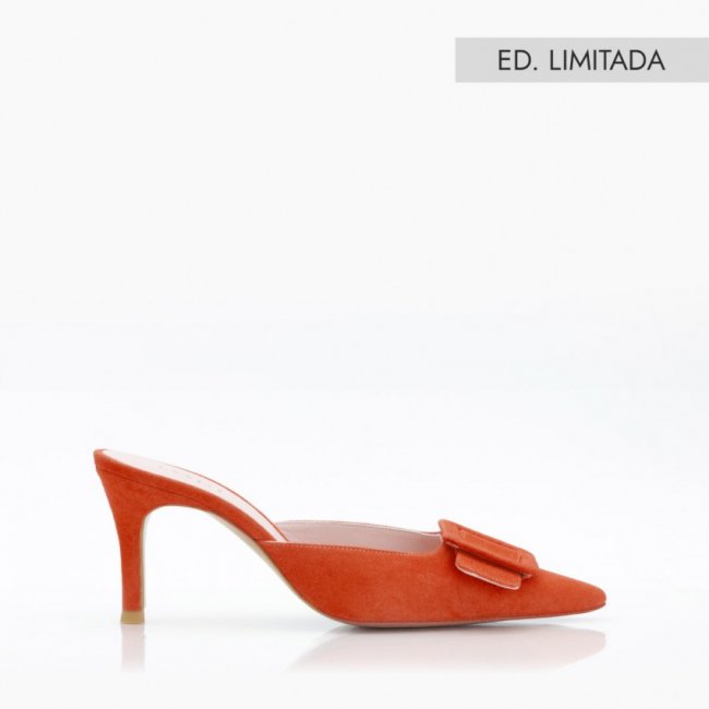 LODI MUJER MULES NARANJAS ELIAN