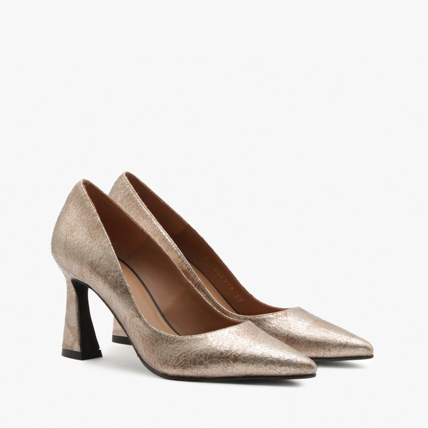 LODI MUJER ZAPATOS DE SALON DORADOS ROA