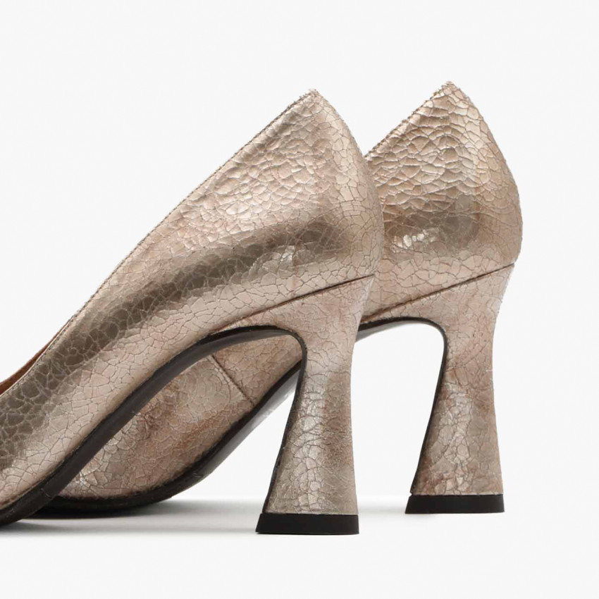 LODI MUJER ZAPATOS DE SALON DORADOS ROA