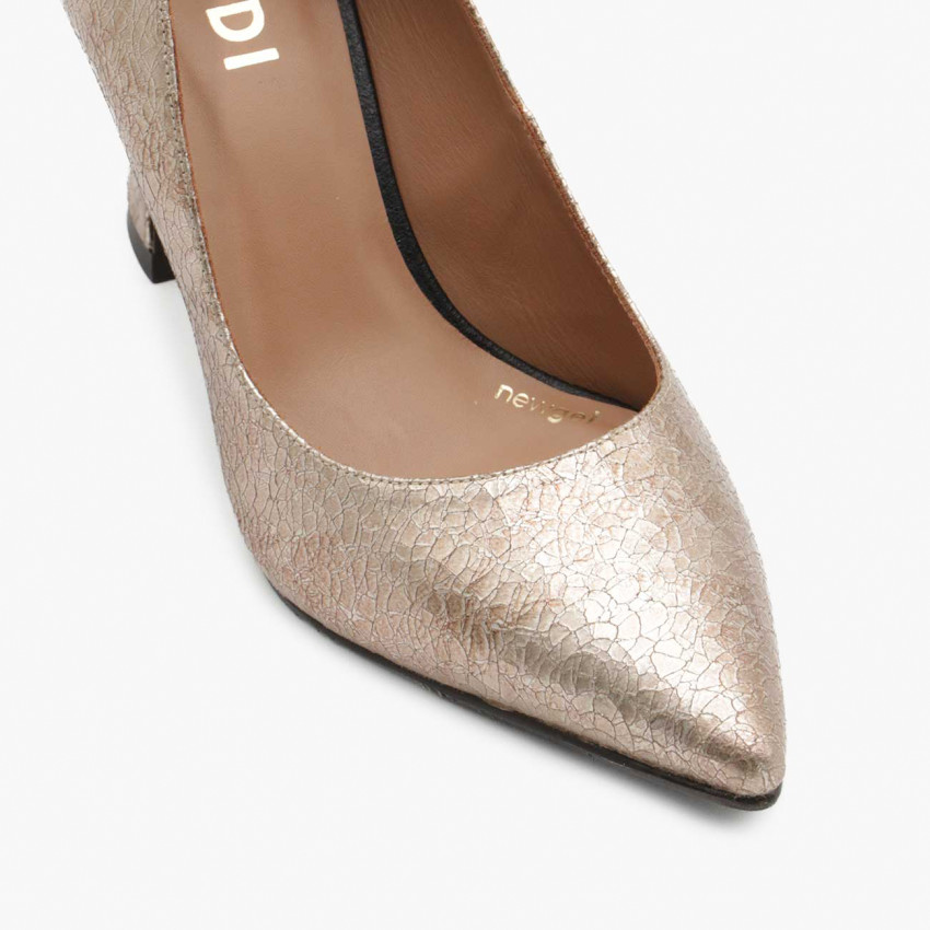 LODI MUJER ZAPATOS DE SALON DORADOS ROA