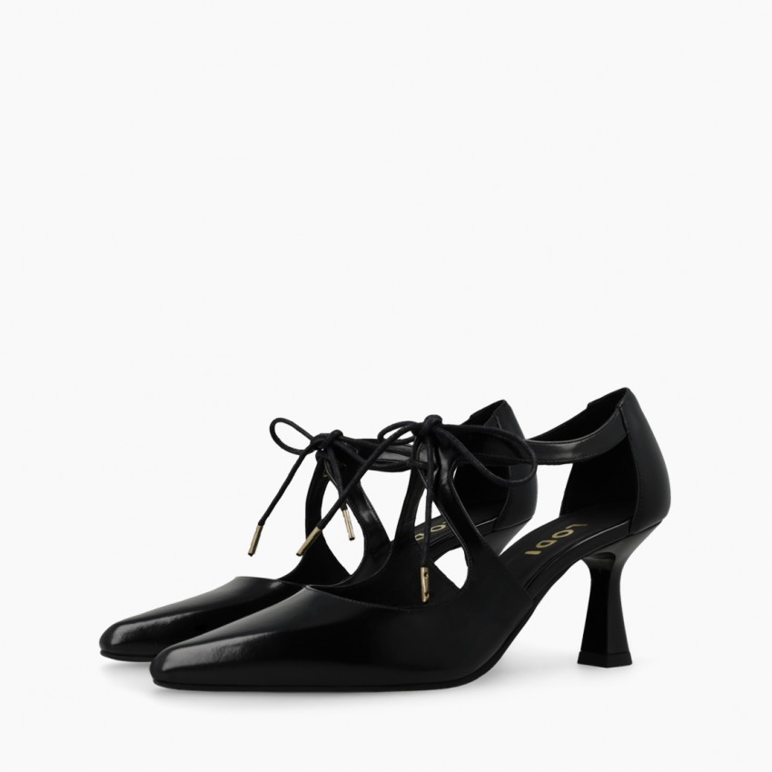 LODI MUJER ZAPATOS DE SALON NEGROS GINOL-PI