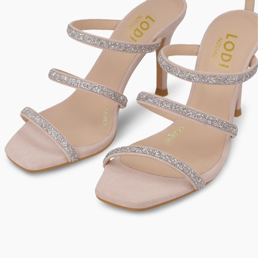 LODI MUJER SANDALIAS DE NOVIA ROSAS SISANE