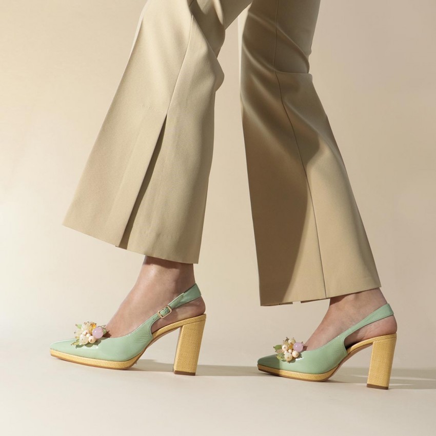 LODI MUJER ZAPATOS DE SALON VERDES LODESA