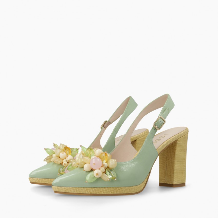 LODI MUJER ZAPATOS DE SALON VERDES LODESA