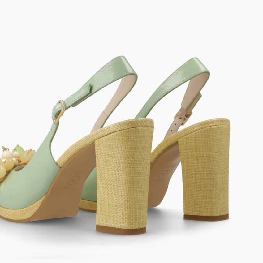 LODI MUJER ZAPATOS DE SALON VERDES LODESA