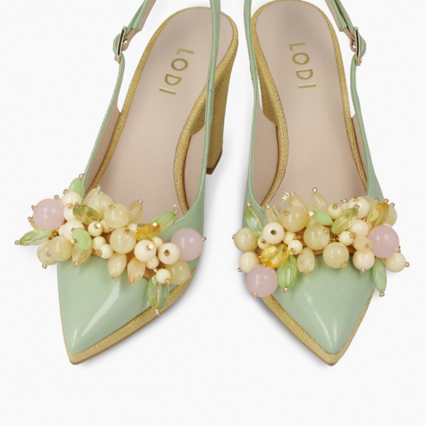LODI MUJER ZAPATOS DE SALON VERDES LODESA