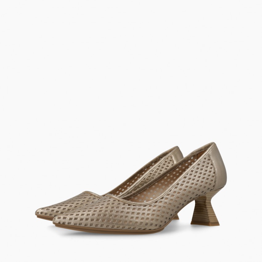 LODI MUJER ZAPATOS DE SALON DORADOS KAL5297