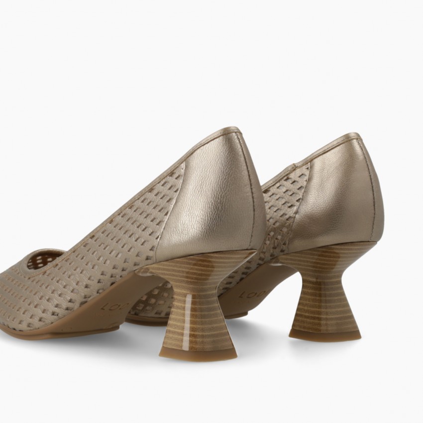 LODI MUJER ZAPATOS DE SALON DORADOS KAL5297