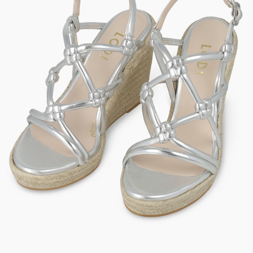 LODI MUJER CUNAS PLATEADAS MENAIS