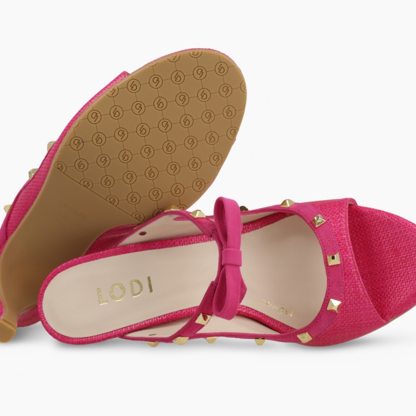 LODI MUJER SANDALIAS ROSAS LINIUS