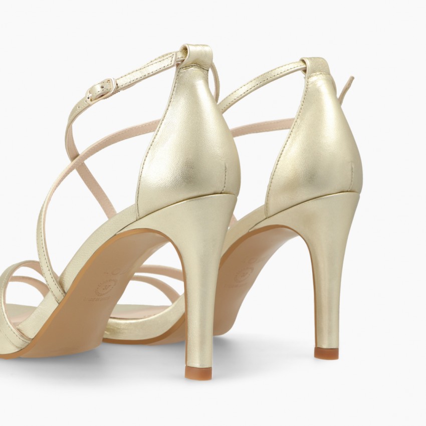 LODI MUJER SANDALIAS DORADAS INRIKO-X