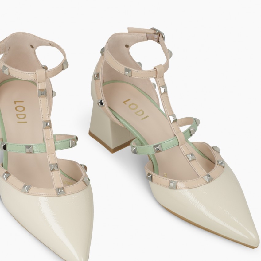 LODI MUJER ZAPATOS DE SALON BLANCOS CHEMENTO