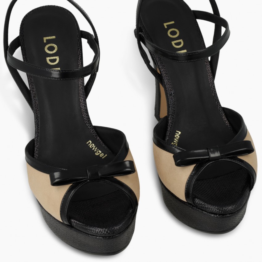 LODI MUJER SANDALIAS NEGRAS TERREN