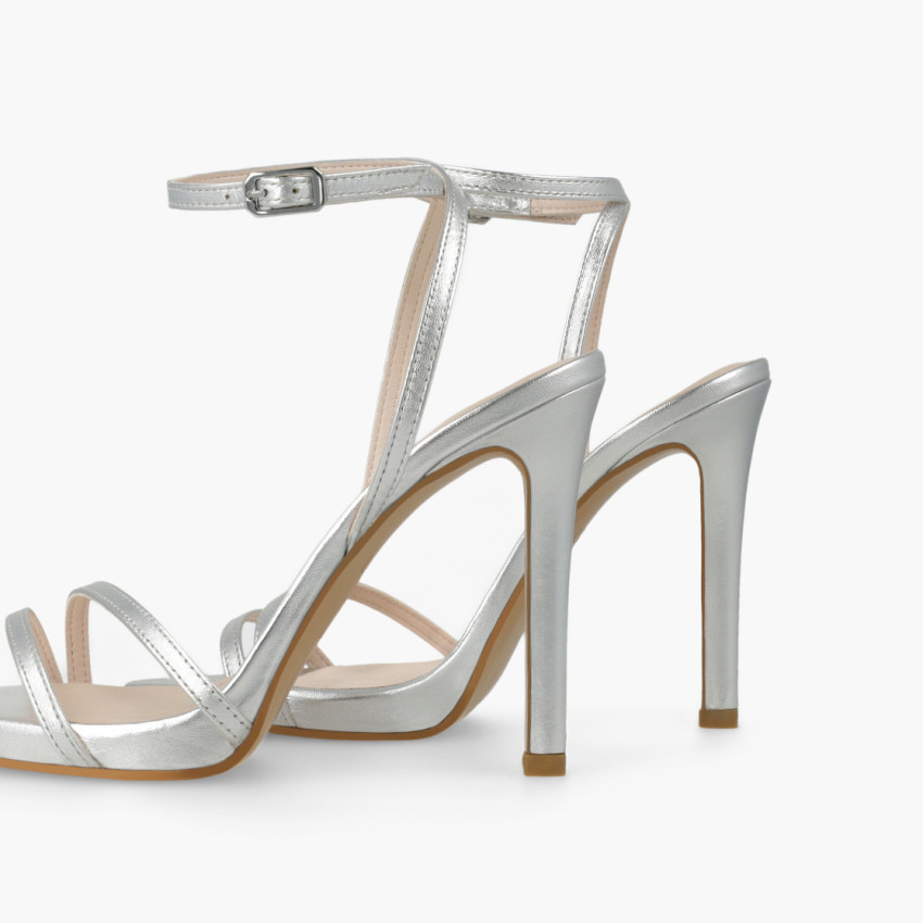 LODI MUJER SANDALIAS PLATEADAS YERIL