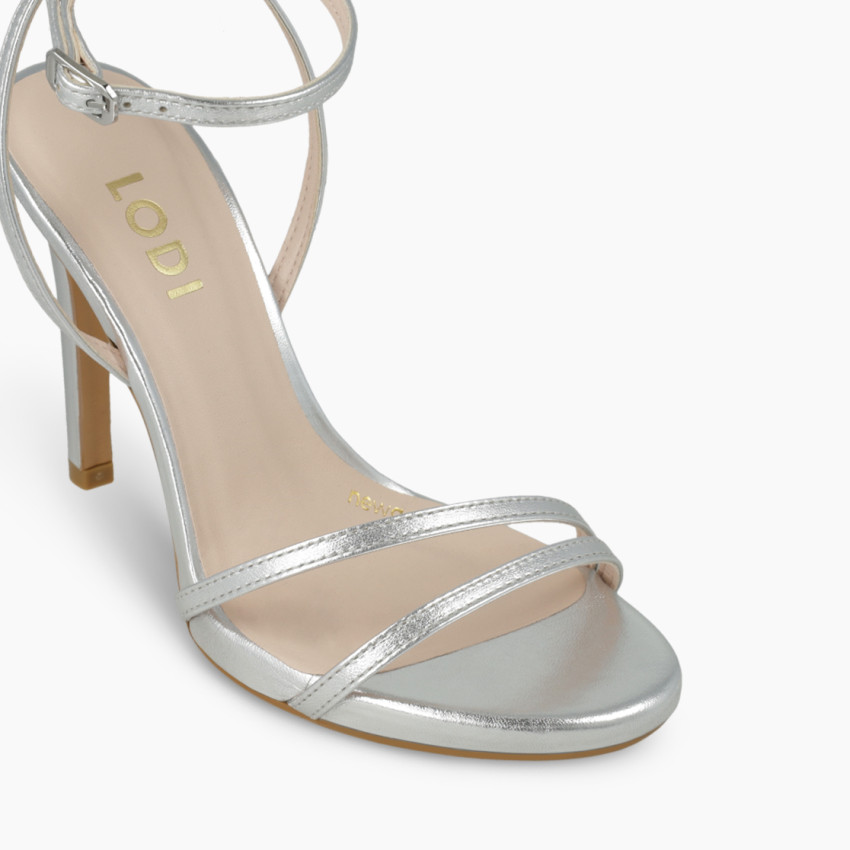 LODI MUJER SANDALIAS PLATEADAS YERIL