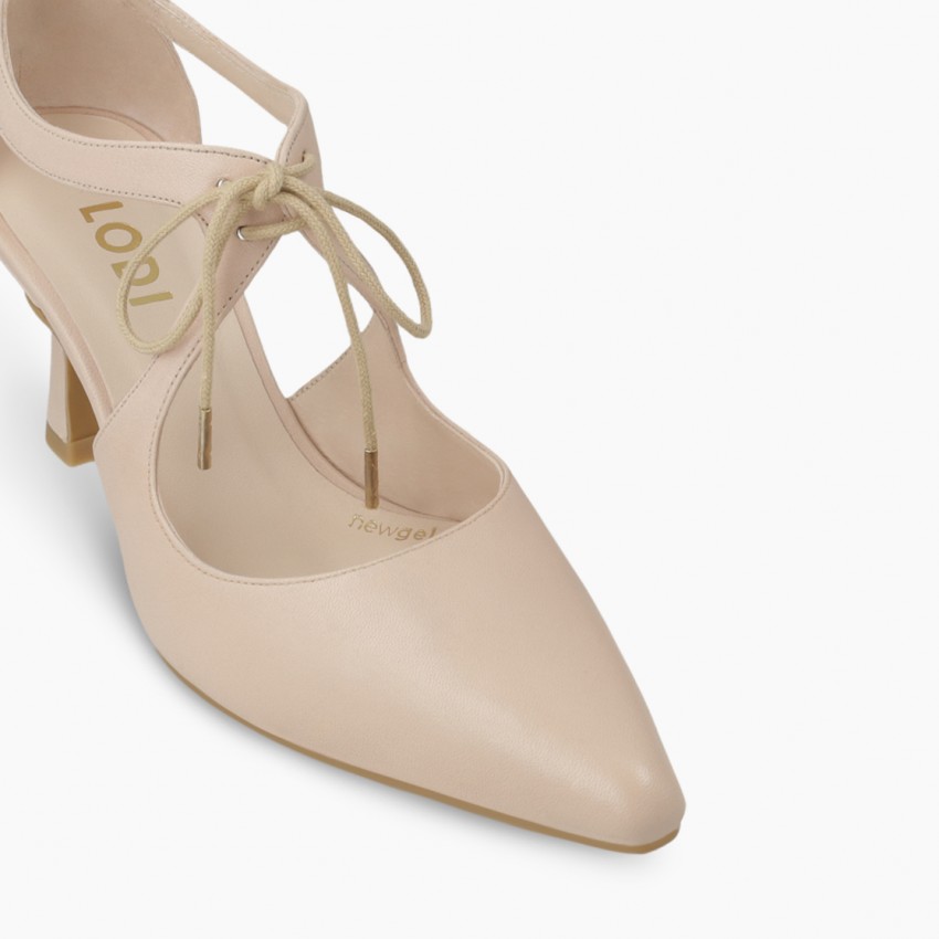 LODI MUJER ZAPATOS DE SALON NUDE GINOL