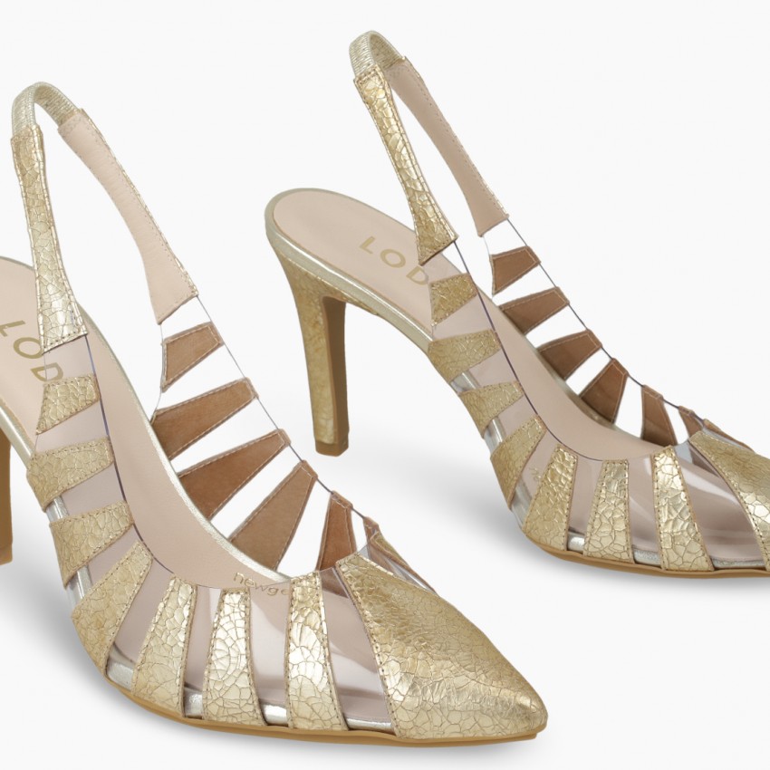 LODI MUJER ZAPATOS DE SALON DORADOS RUAR