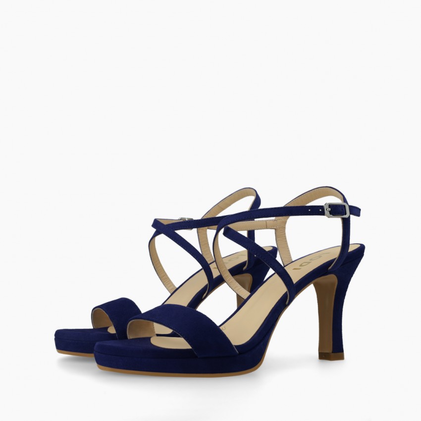 LODI MUJER SANDALIAS AZULES LESERA