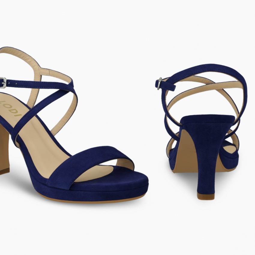 LODI MUJER SANDALIAS AZULES LESERA