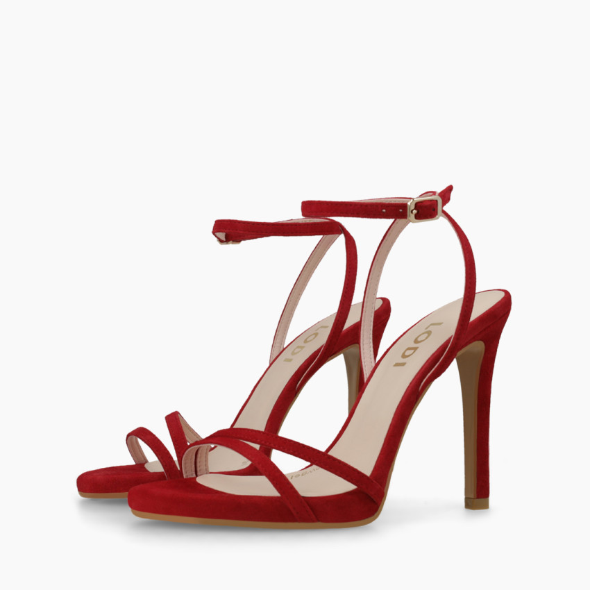 LODI MUJER SANDALIAS ROJAS YERIL