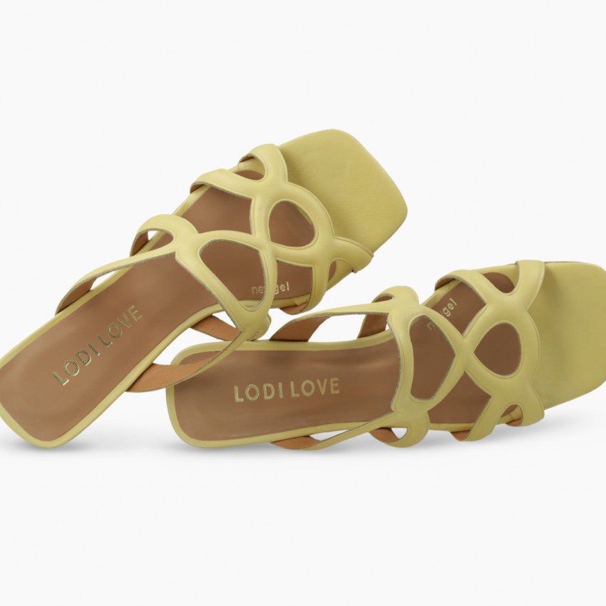 LODI MUJER SANDALIAS AMARILLAS MIL5213-GO