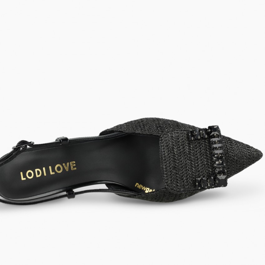 LODI MUJER ZAPATOS SALON NEGROS KYOKO