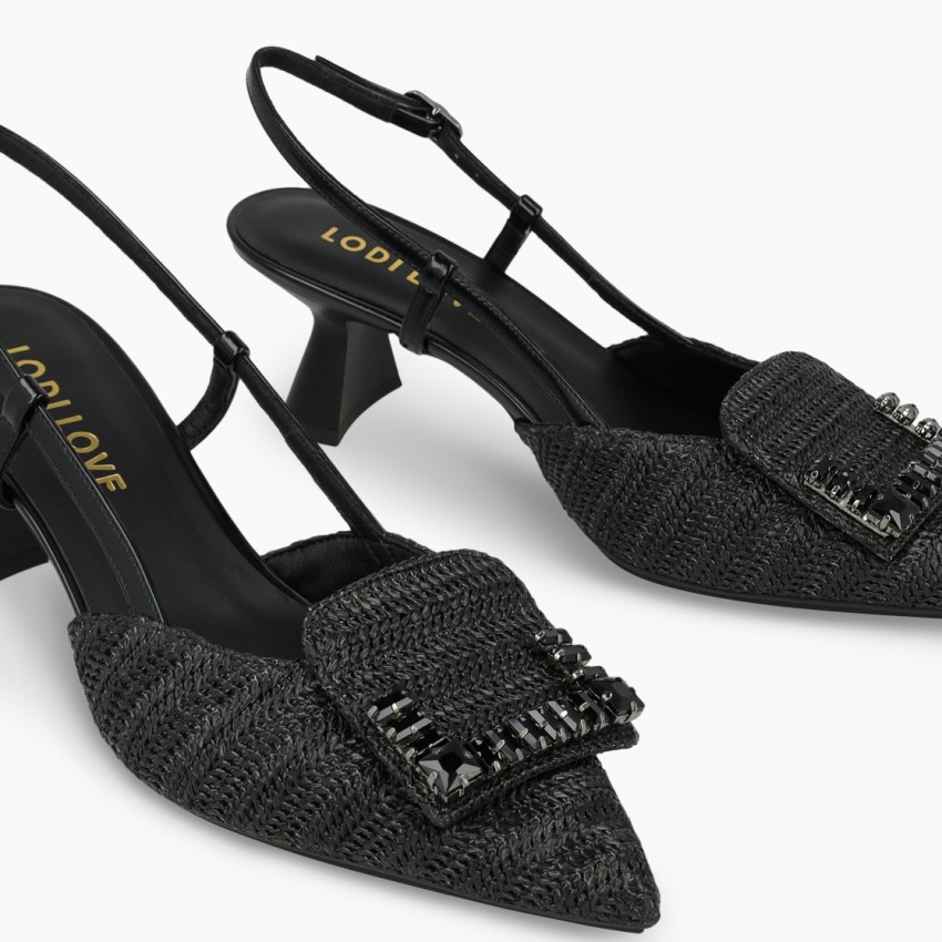 LODI MUJER ZAPATOS SALON NEGROS KYOKO