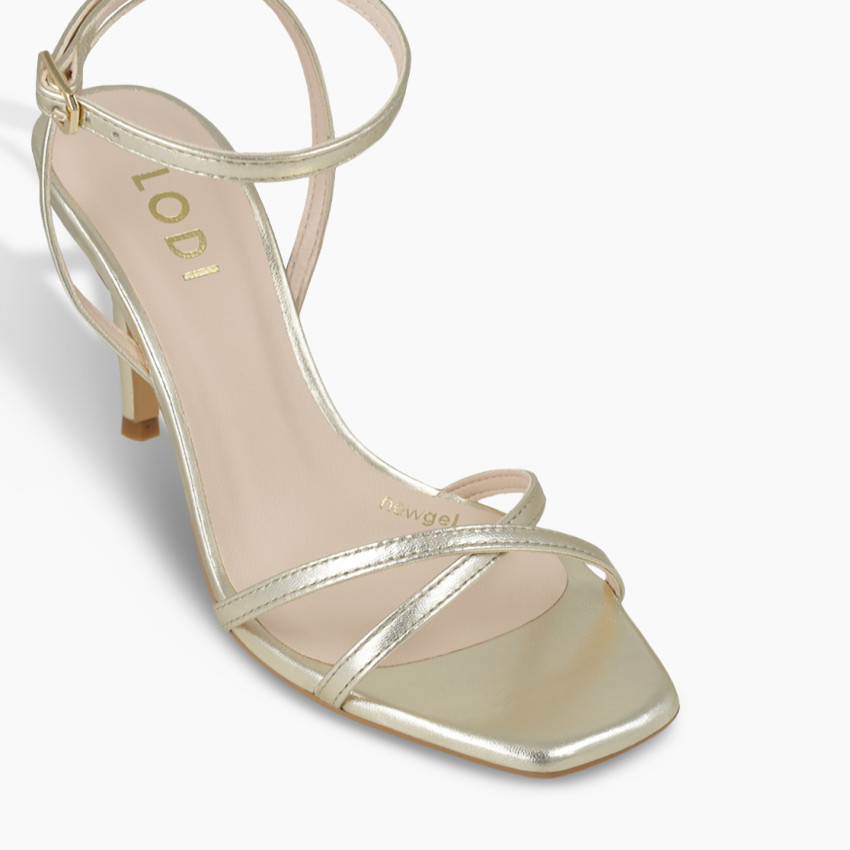 LODI MUJER SANDALIAS DORADAS SIBAR