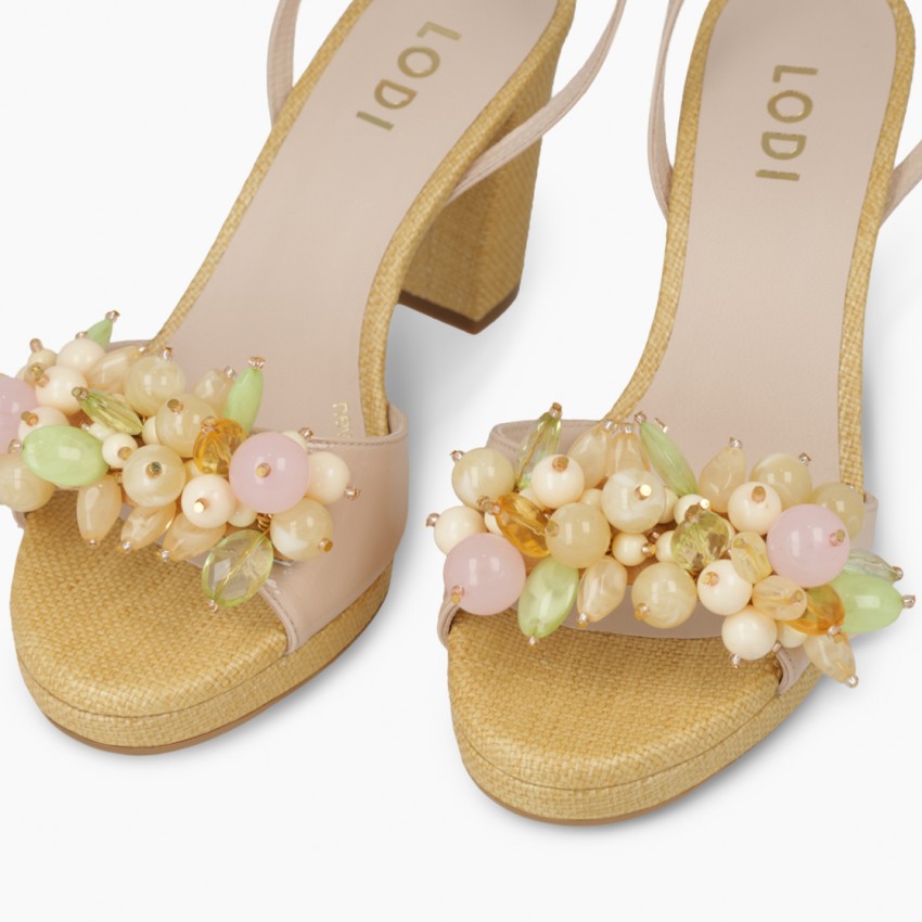 LODI MUJER SANDALIAS ROSAS LOINA