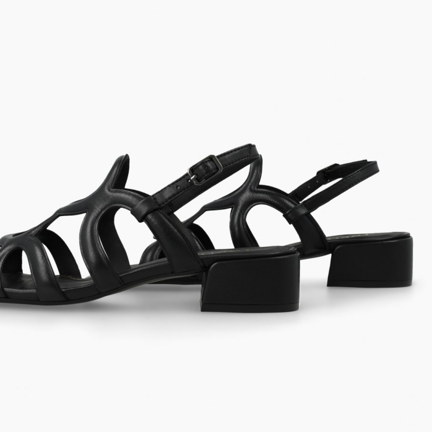 LODI MUJER SANDALIAS NEGRAS KON5355