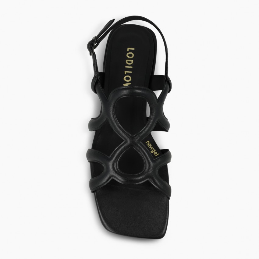 LODI MUJER SANDALIAS NEGRAS KON5355