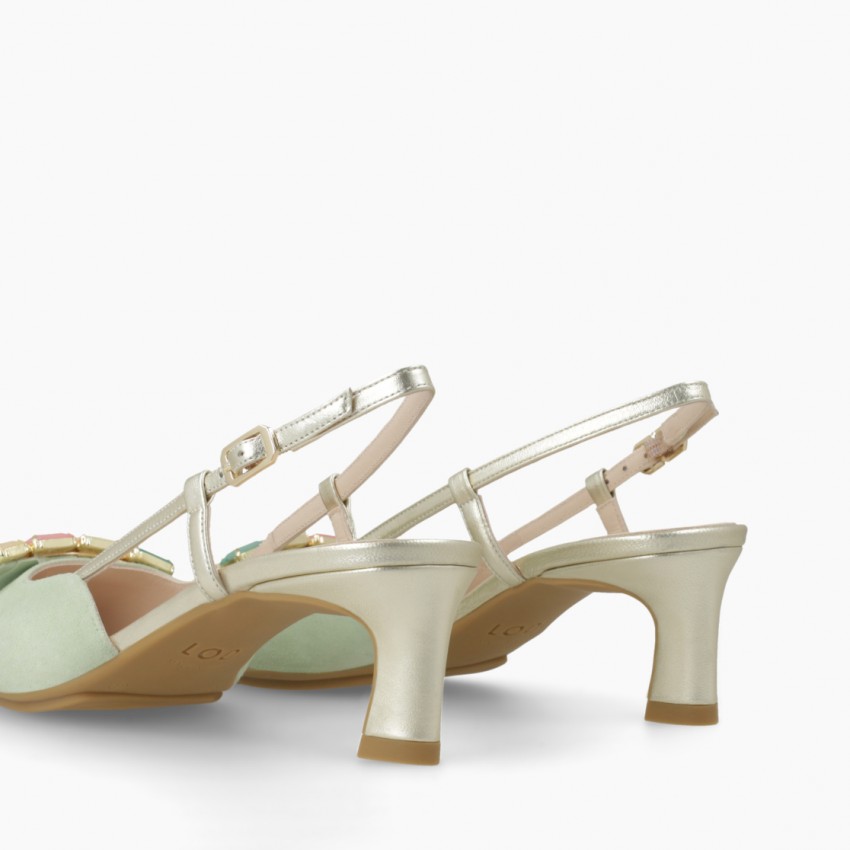 LODI MUJER ZAPATOS DE SALON VERDES CHIMANE